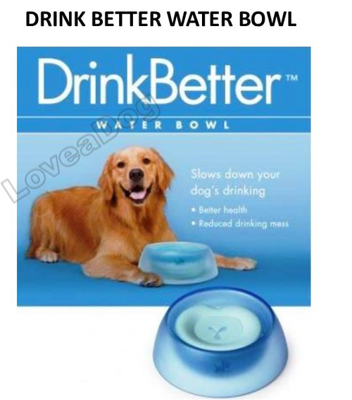 DRINK BETTER WATER BOWL [LOVE A PET/LOVE A DOG]