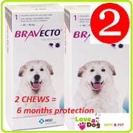 Bravecto for Extra Large Dogs 2 pack