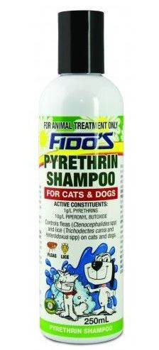Fido's Pyrethrin Mild Shampoo - For the control of fleas and lice on dogs and cats