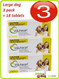 Valuheart Gold 3 pack = 18 tablets for Large Dog 21-40kg