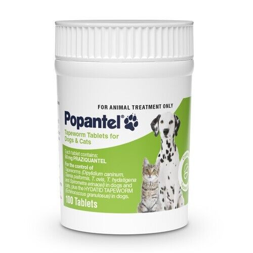 POPANATEL TAPEWORM TABLETS FOR CATS AND DOGS