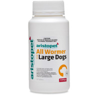 Aristopet All Wormer For Large Dogs 50 Tablets 1 Tablet Per 20kg Australian Made