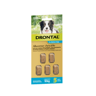 Drontal Allwormer Chews for Medium Dog  5 Chew Pack