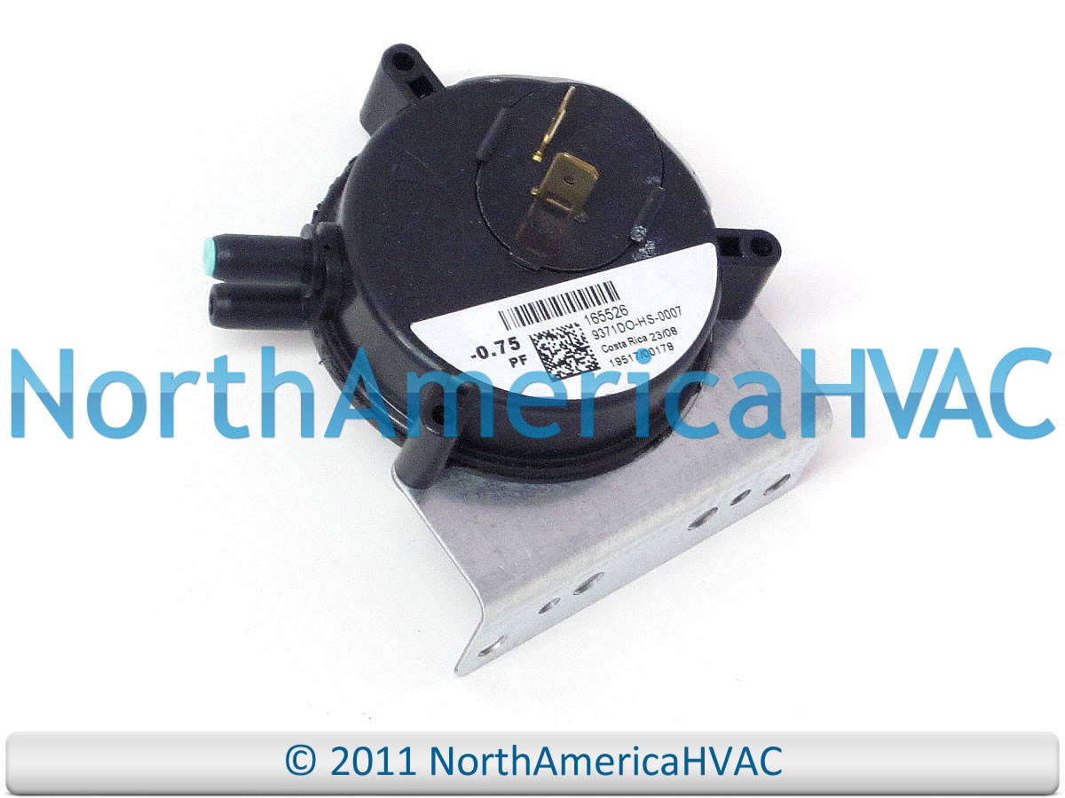 York Luxaire Air Pressure Switch 02426001000 0.75 PF North America