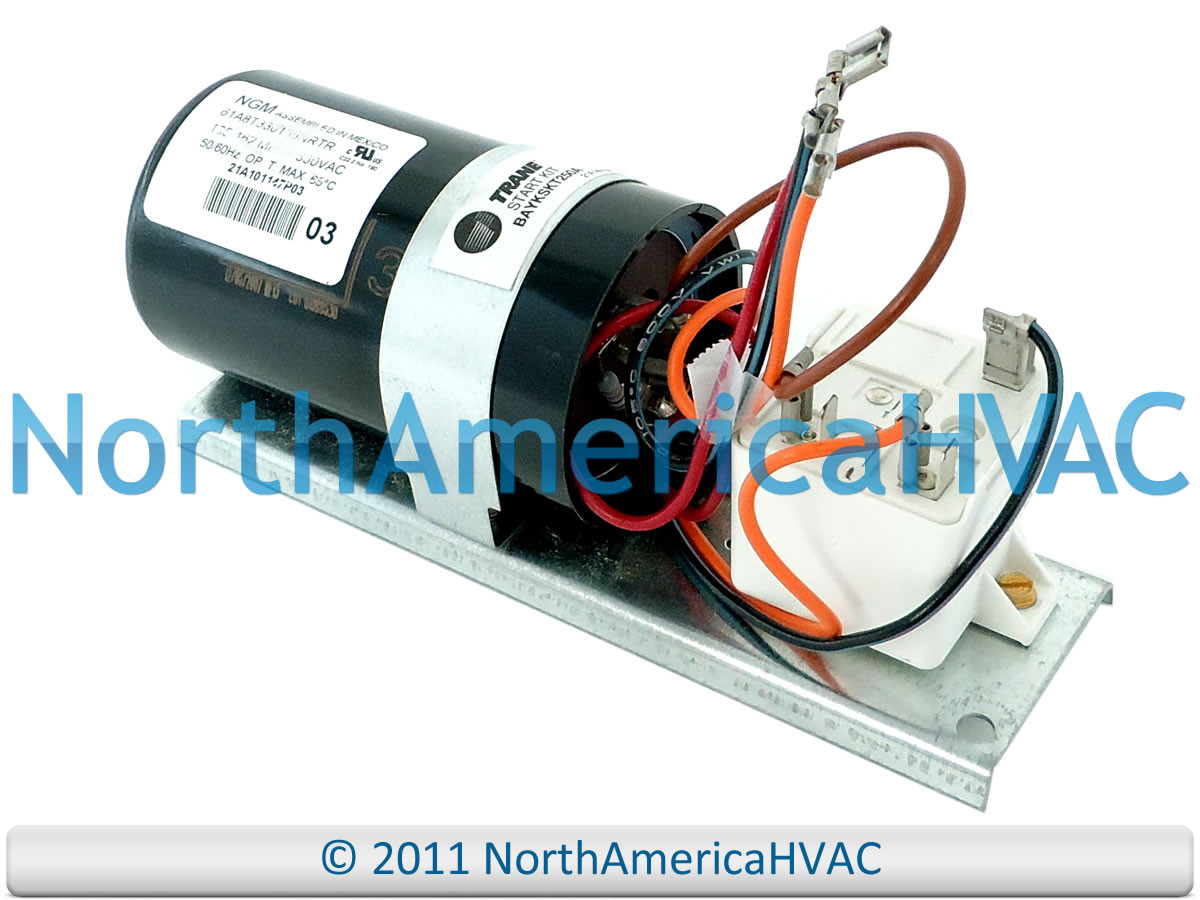 Trane Start Capacitor Relay 135162 MFD 330 BAYKSKT250A North America