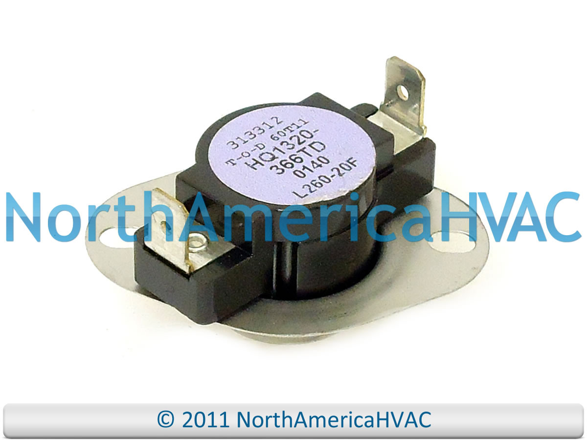 OEM ICP Heil Tempstar Arcoaire Furnace Limit Switch L26020F 1320366