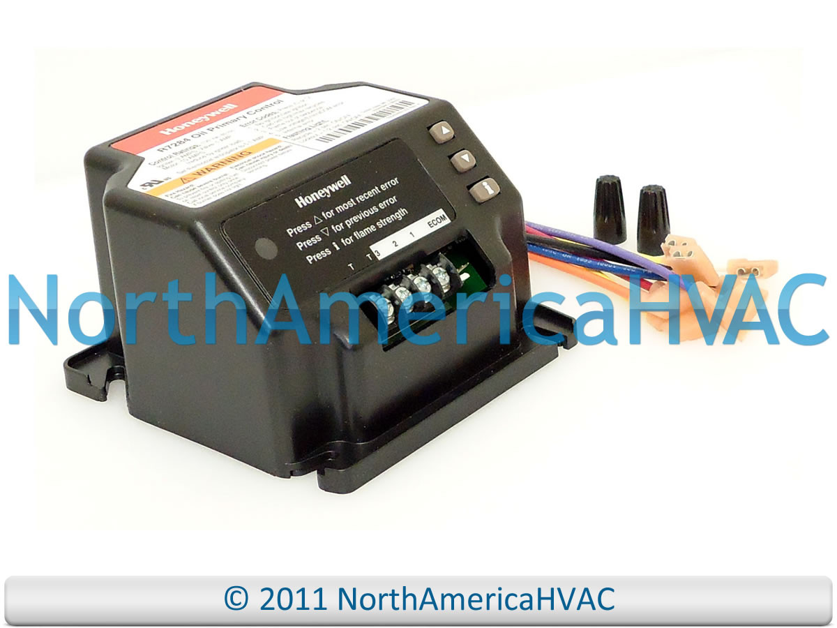 OEM Honeywell Electronic Oil Primary Control Board Cad Cell R7284