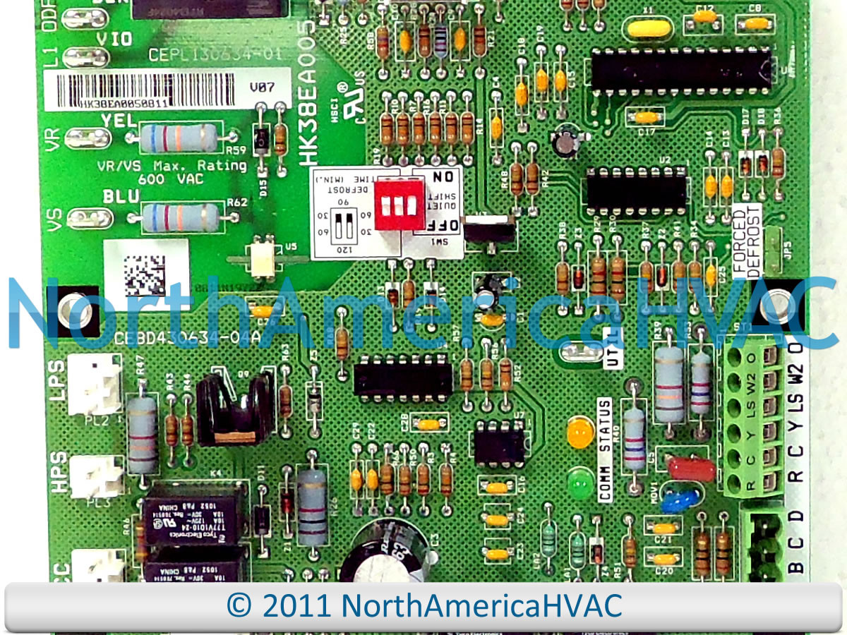 OEM Carrier Bryant Payne Defrost Control Board HK38EA005 Heat Pump North America Distribution