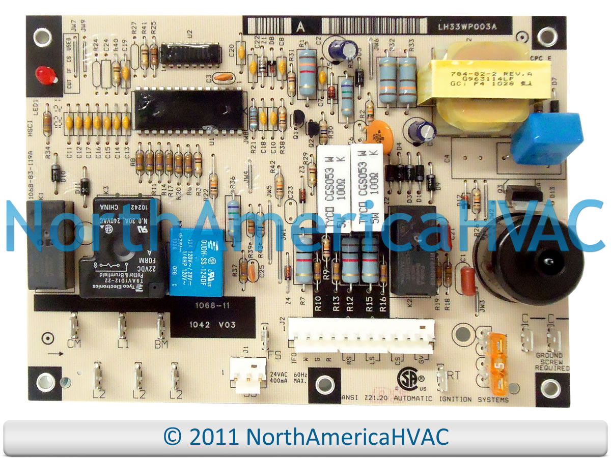 OEM Carrier Bryant Furnace Control Circuit Board LH33WP003 ... coleman intertherm furnace wiring diagram 