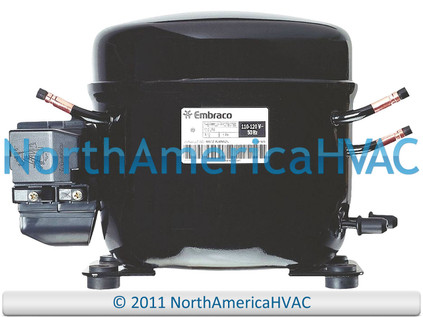 EMBRACO FFU130HAX Replacement Refrigeration Compressor 1/3 HP R-134A