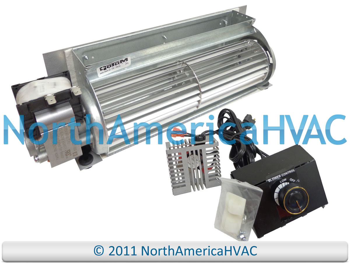 Fireplace Blower Fan Motor Kit 115v Rotom Replacement R7RB32 R7RB32