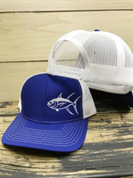 Sporty Blue Tuna Mesh Back  adjustable hat