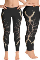   ELK antlers leggings (black or brown) capri or full length