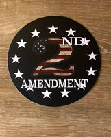 2nd AMENDMENT sticker 4 inch wide 