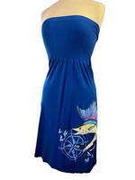 Sailfish Royal Blue ONESIZE LONGER LENGTH tube top dress