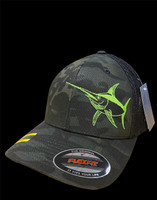onesize flex Multicam black camo mesh Swordfish hat 