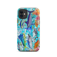 MIXED FISH Tough iPhone case