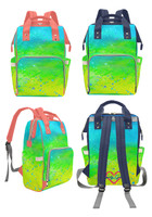 Mahi Mahi Multi-Function Backpack or diaper bag