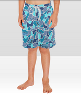 BLUE CAMO  reef fish  youth board shorts