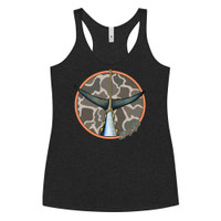 Tuna Tail circle-relaxed fit Women's Racerback Tank