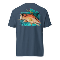 Mens spearfishing HOGFISH  garment-dyed heavyweight t-shirt