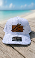 hogfish spear fishing summer hat 10/10 waterproof snapback hat with mutton and lobster