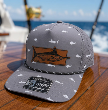 blue marlin fishing tournament series  hat