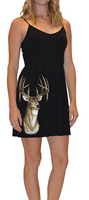 ONESIZE Cute deer head hunting dress with straps -MORE COLORS