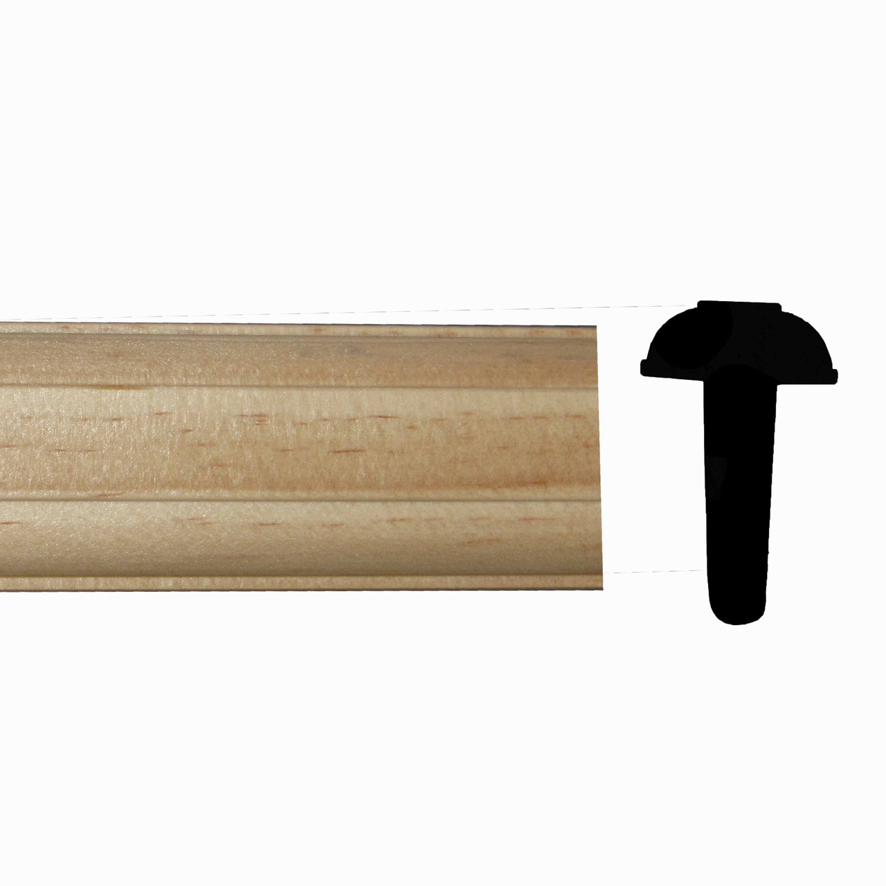 T-Astragal 1305 Moulding for an Interior 1-3/8" thick door 