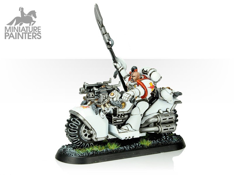 Space Marines White Scars Commander Miniature Painters