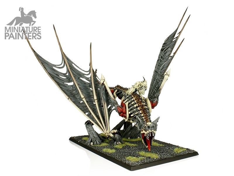 FLESH EATER COURTS ABHORRANT GHOUL KING ON ZOMBIE DRAGON MINIATURE