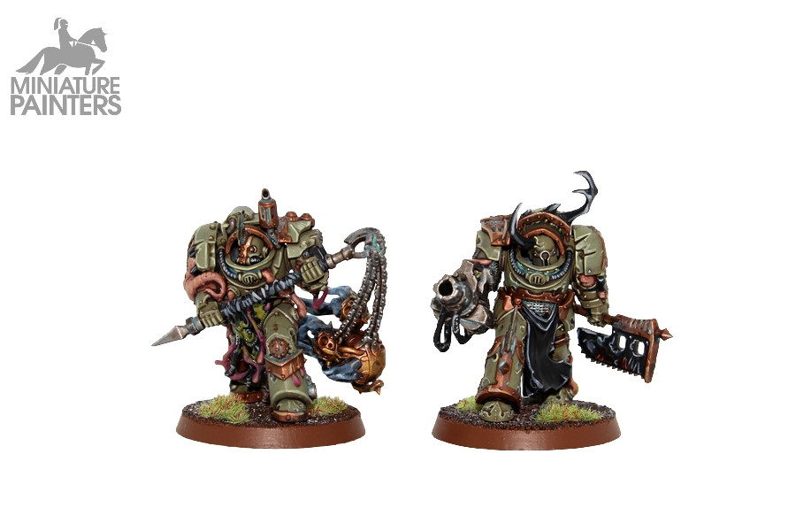 Death Guard Blightlord Terminators Miniature Painters Components necessary to build 5 blightlord terminator miniatures. death guard blightlord terminators