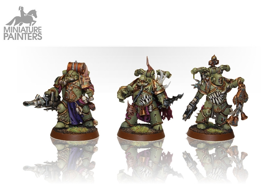 Death Guard Plague Marines X7 Miniature Painters