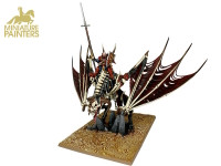 GOLD Vampire Lord on Zombie Dragon