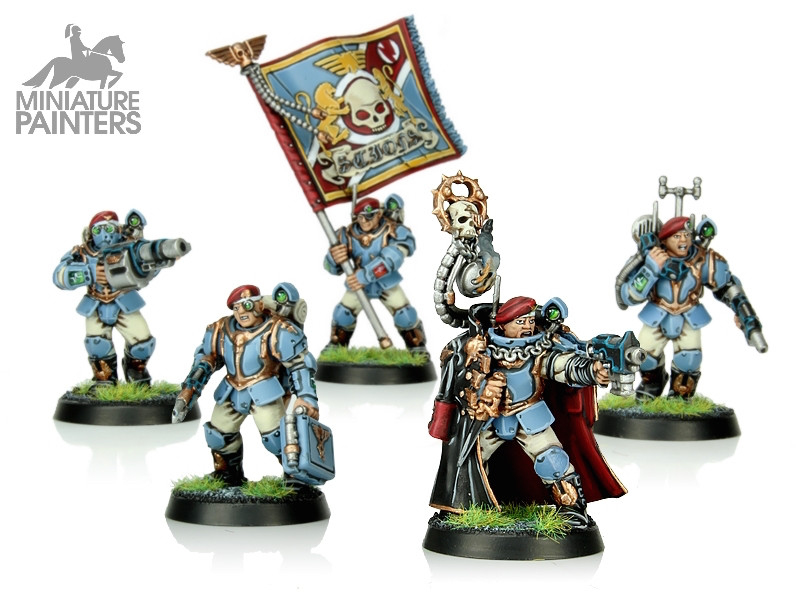 Warhammer 40k Militarum Tempestus Scions Command Power Sword Fist Bits