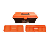 38 cm - 15 Inch Plastic Tool Box With 2 Trays  TTX-320105B