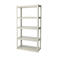 Premium 5-Shelf Rack  72 x 30.5 x 152 cm White TTX-329001
