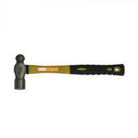 Ball Pein Hammer - Fiberglass Handle - 24 OZ - HTW-BPF-24