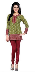 Silky Ethnic Kurti Tunic #DK769