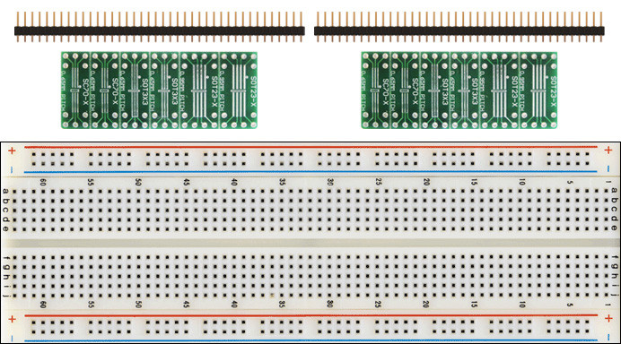 Schmartboard 2 Pack of Schmartboard|ez SOT 23 & SC70 SMT to DIP