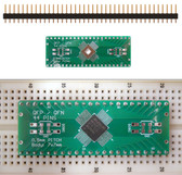 Schmartboard|ez 0.5mm Pitch, 44 Pin QFP/QFN to DIP adapter (204-0045-01)