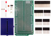 Schmartboard Through Hole Prototyping Shield for Arduino Mega with Components and Free Breadboard (206-0001-02)