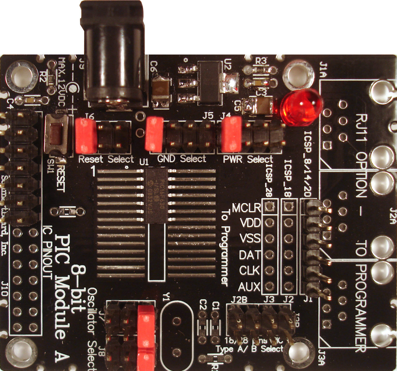 Schmartboard 8 Bit PIC Microcontroller Development SchmartModule A