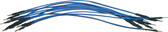 Schmartboard Qty. 10 7" Blue Male Jumper Wires (920-0099-01)