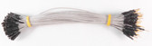 Schmartboard Qty. 100 7" Grey Male to Female Jumper Wires (920-0150-01)