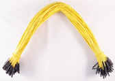 Schmartboard Qty. 100 12" Yellow Female Jumper Wires (920-0142-01)