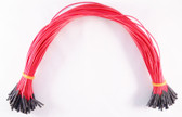 Schmartboard Qty. 100 12" Red Female  Jumper Wires (920-0144-01)