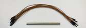 Schmartboard Qty. 10 Brown 9" Female Jumper Wires and 40 Headers (920-0190-01)