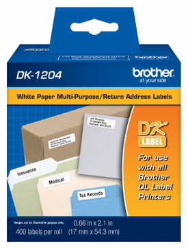 Brother DK-1204 return address labels