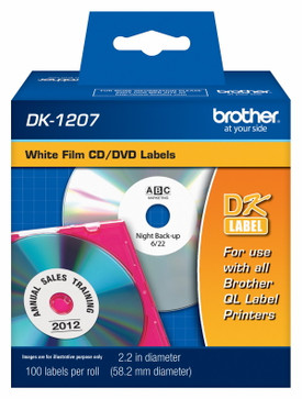 Brother DK-1207 DVD labels
